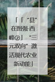 「“县”在图强·西峰②」“三元双向”激活现代农业新动能