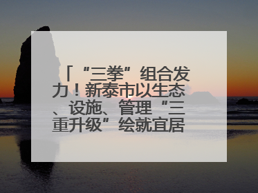 “三拳”组合发力！新泰市以生态、设施、管理“三重升级”绘就宜居新画卷