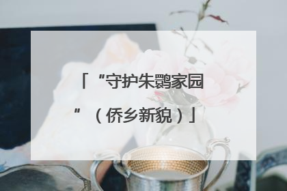 “守护朱鹮家园”（侨乡新貌）