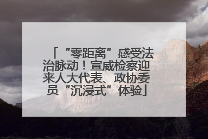 “零距离”感受法治脉动！宣威检察迎来人大代表、政协委员“沉浸式”体验