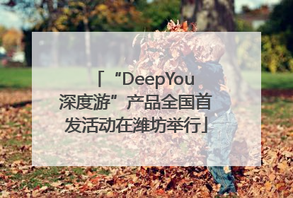 “DeepYou深度游”产品全国首发活动在潍坊举行