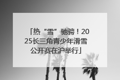 热“雪”驰骋！2025长三角青少年滑雪公开赛在沪举行