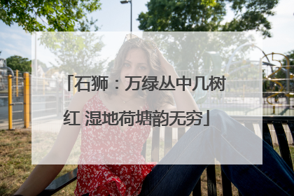 石狮：万绿丛中几树红 湿地荷塘韵无穷