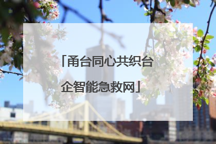 甬台同心共织台企智能急救网