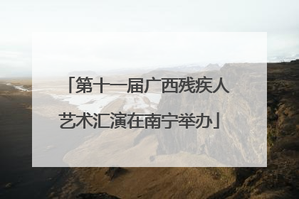 第十一届广西残疾人艺术汇演在南宁举办