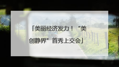 美丽经济发力！“美创静界”首秀上交会