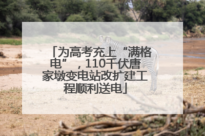 为高考充上“满格电”，110千伏唐家墩变电站改扩建工程顺利送电