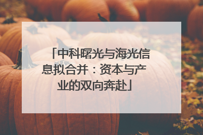 中科曙光与海光信息拟合并：资本与产业的双向奔赴