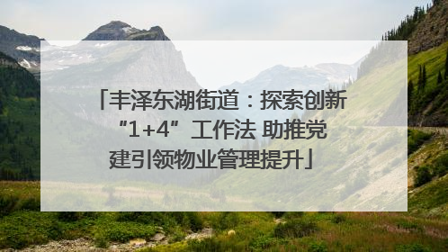 丰泽东湖街道：探索创新“1+4”工作法 助推党建引领物业管理提升