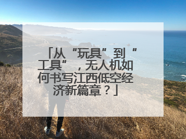 从“玩具”到“工具”，无人机如何书写江西低空经济新篇章？
