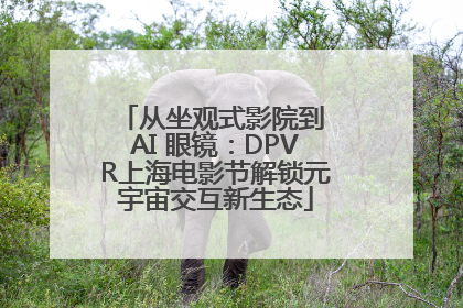 从坐观式影院到 AI 眼镜：DPVR上海电影节解锁元宇宙交互新生态