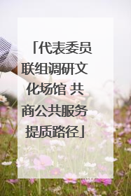 代表委员联组调研文化场馆 共商公共服务提质路径