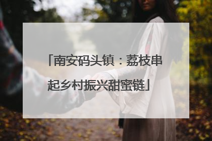 南安码头镇：荔枝串起乡村振兴甜蜜链