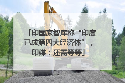 印国家智库称“印度已成第四大经济体”，印媒：还需等等