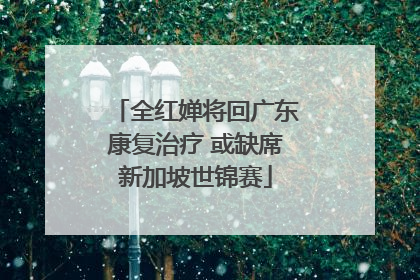 全红婵将回广东康复治疗 或缺席新加坡世锦赛
