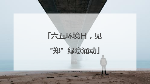 六五环境日，见“郑”绿意涌动