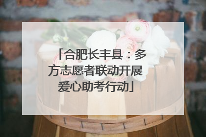 合肥长丰县：多方志愿者联动开展爱心助考行动