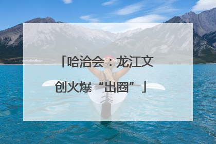 哈洽会：龙江文创火爆“出圈”