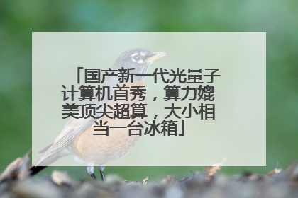 国产新一代光量子计算机首秀，算力媲美顶尖超算，大小相当一台冰箱