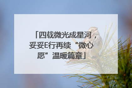 四载微光成星河，妥妥E行再续“微心愿”温暖篇章