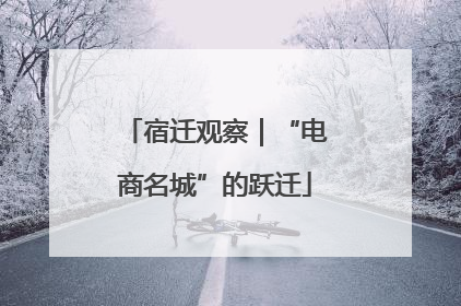 宿迁观察｜“电商名城”的跃迁
