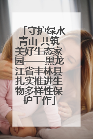 守护绿水青山 共筑美好生态家园——黑龙江省丰林县扎实推进生物多样性保护工作