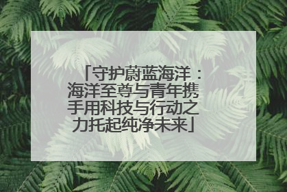 守护蔚蓝海洋：海洋至尊与青年携手用科技与行动之力托起纯净未来