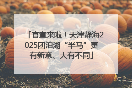 官宣来啦！天津静海2025团泊湖“半马”更有新意、大有不同