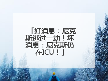 好消息：尼克斯逃过一劫！坏消息：尼克斯仍在ICU！
