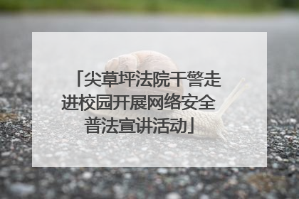 尖草坪法院干警走进校园开展网络安全普法宣讲活动