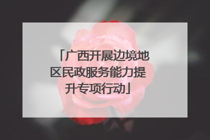广西开展边境地区民政服务能力提升专项行动