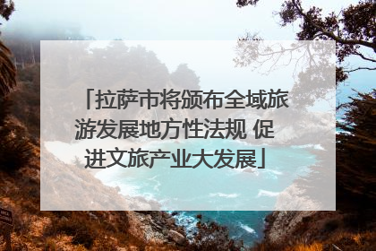 拉萨市将颁布全域旅游发展地方性法规 促进文旅产业大发展