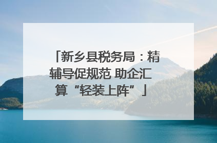 新乡县税务局：精辅导促规范 助企汇算“轻装上阵”