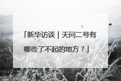 新华访谈｜天问二号有哪些了不起的地方？
