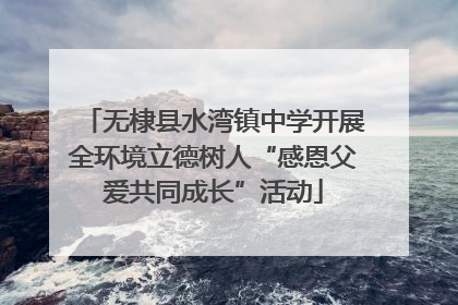 无棣县水湾镇中学开展全环境立德树人“感恩父爱共同成长”活动