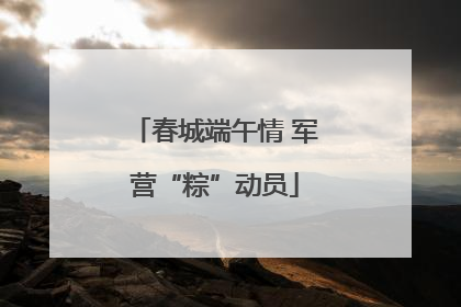 春城端午情 军营“粽”动员