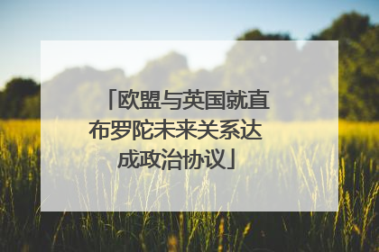 欧盟与英国就直布罗陀未来关系达成政治协议