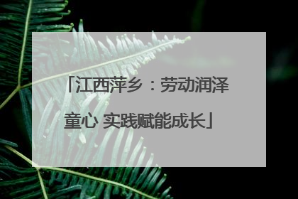 江西萍乡：劳动润泽童心 实践赋能成长