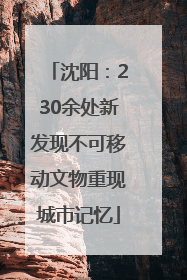 沈阳：230余处新发现不可移动文物重现城市记忆