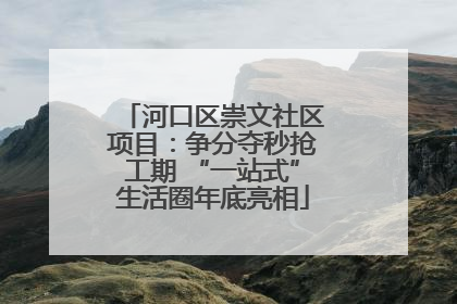 河口区崇文社区项目：争分夺秒抢工期 “一站式”生活圈年底亮相