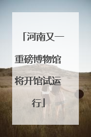河南又一重磅博物馆将开馆试运行