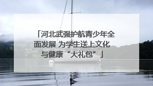 河北武强护航青少年全面发展 为学生送上文化与健康“大礼包”