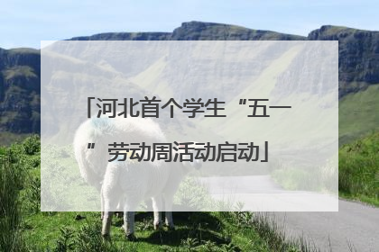 河北首个学生“五一”劳动周活动启动