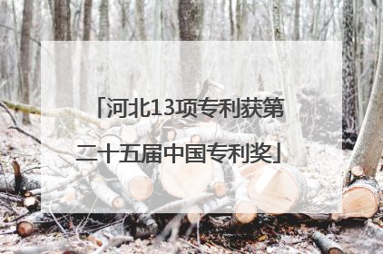 河北13项专利获第二十五届中国专利奖