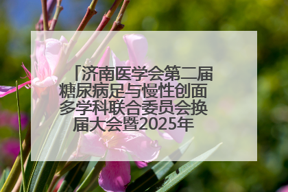 济南医学会第二届糖尿病足与慢性创面多学科联合委员会换届大会暨2025年学术年会成功举行