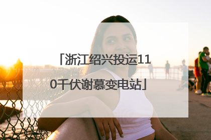 浙江绍兴投运110千伏谢慕变电站