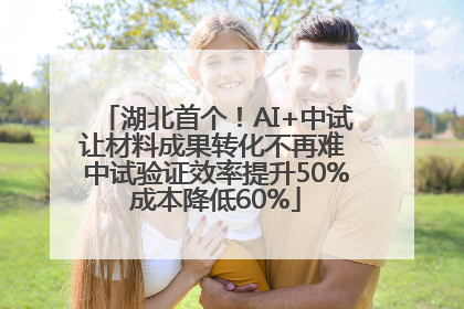 湖北首个！AI+中试让材料成果转化不再难 中试验证效率提升50%成本降低60%