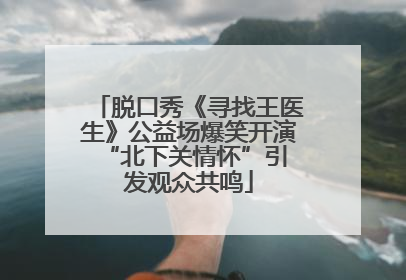 脱口秀《寻找王医生》公益场爆笑开演 “北下关情怀”引发观众共鸣