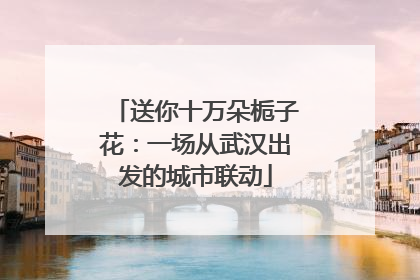 送你十万朵栀子花：一场从武汉出发的城市联动
