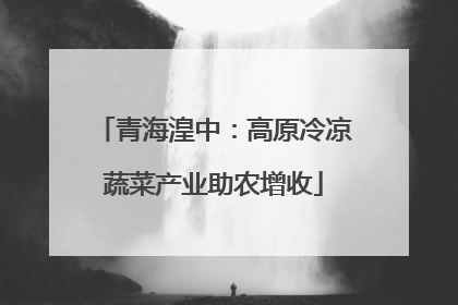 青海湟中：高原冷凉蔬菜产业助农增收